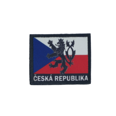 Patch Czech flag w/lion                    