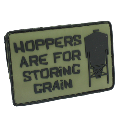 Patch Hoppers Are For Storing Grain (Green)                    