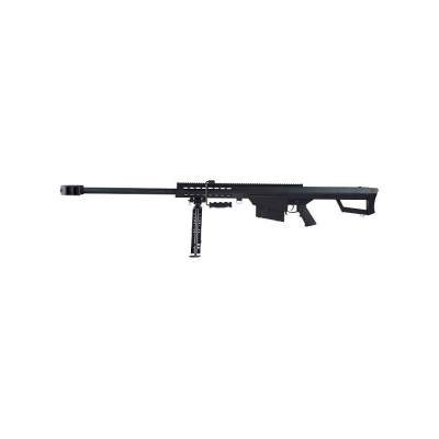                             Airsoft sniper M82 A1 Barrett spring action sniper rifle, full metal, black                        