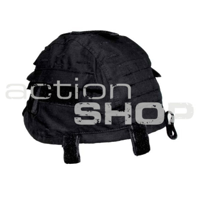MFH Helmet Cover with Pocket Black                    