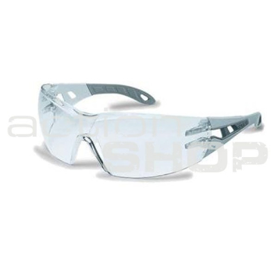 UVEX Pheos Spectacles Grey/Grey, Clear HC-AF Supravision Lens                    