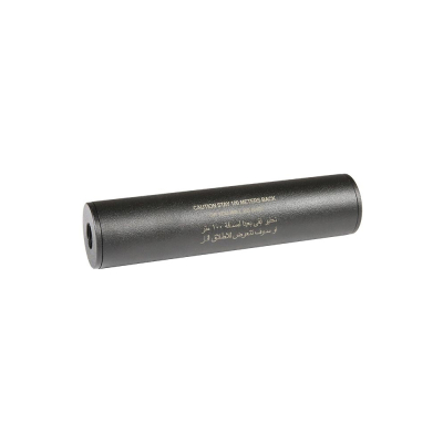 &quot;Stay 100 meters back&quot; Covert Tactical Standard 35x150mm silencer                    