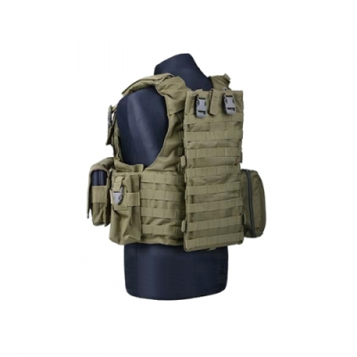                             GFC MOLLE Tactical vest CIRAS Maritime type w/pockets - olive                        
