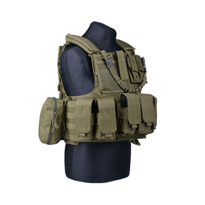                             GFC MOLLE Tactical vest CIRAS Maritime type w/pockets - olive                        
