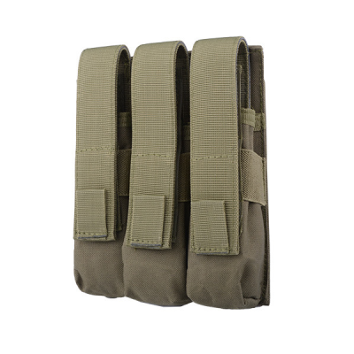 GFC Triple magazine pouch for MP5 type magazines - olive                    