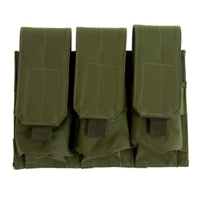 GFC Triple pouch for M4/M16 type magazines - olive                    