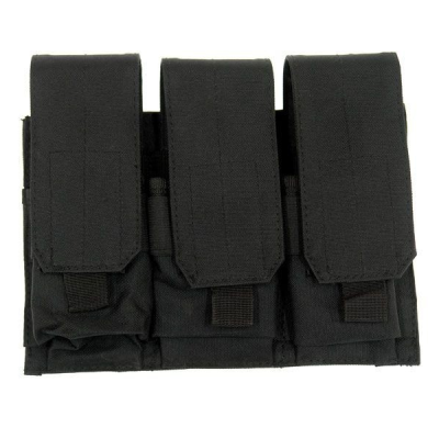 GFC Triple pouch for M4/M16 type magazines - black                    