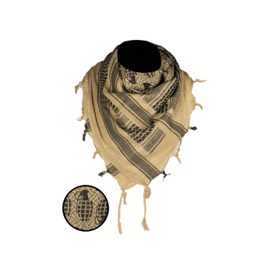 Shemagh Scarf Pineaple, coyote/black                    