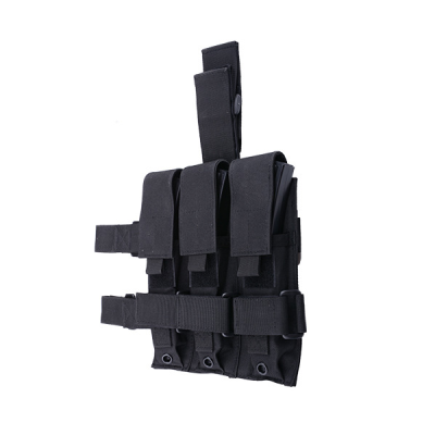 GFC Triple leg pouch for the MP5 type magazines - black                    
