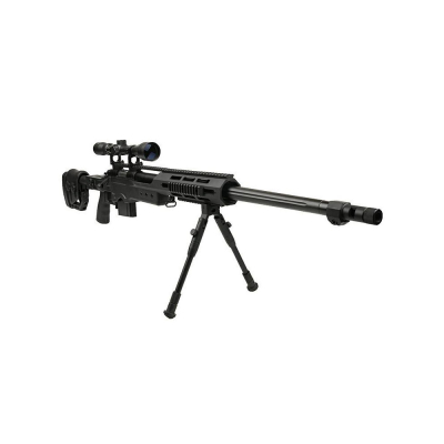                             Sniper MB4411D with scope and bipod                        