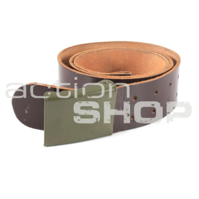 AČR leather belt with buckle, waist up to 99cm                    