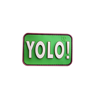 YOLO (You Only Live Once) Patch, 3D                    