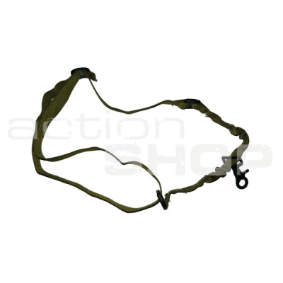 Warrior singlepoint sling w/ bungee (green)                    