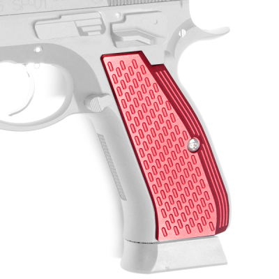 ASG Grip shells, Red alu, for CZ SP-01 Shadow                    