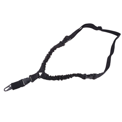 Sling tactical type Bungee one point, black                    