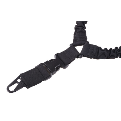                             Sling tactical type Bungee one point, black                        