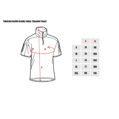                             Taktická košile krátký rukáv, vel. XXL - Multicam Tropic                        