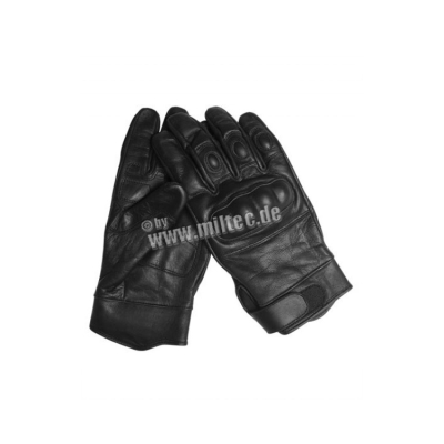 Mil-Tec taktické kožené rukavice (černá)                    