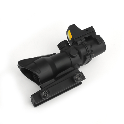                             Riffle scope ACOG 4X32C with Illumination Source Fiber + RMR Sight - Black                        