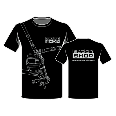 T-shirt Vector sling black                    