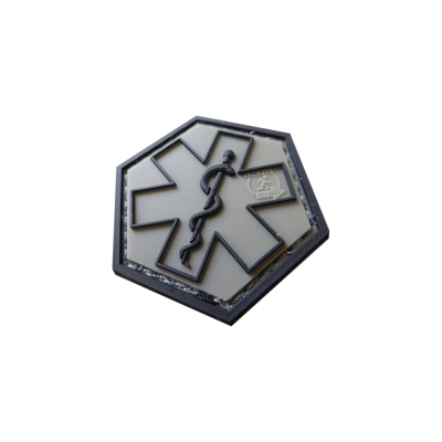 Nášivka Paramedic, hexagon, 3D                    