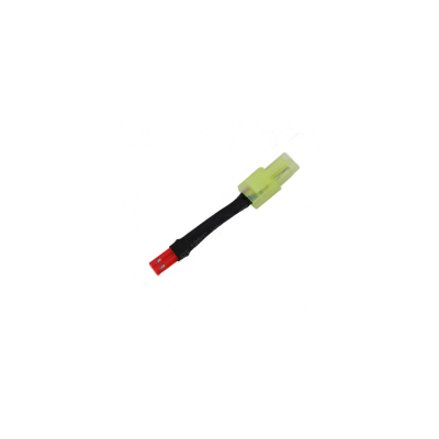 battery wire plug converter JST male to mini Tamiya male - HPA                    