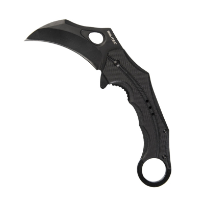 Black G10 One-hand Knife &#039;KARAMBIT&#039;                    