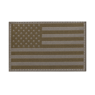 USA Flag Patch - Ranger Green                    