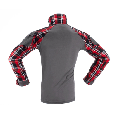                             Flannel Combat Shirt - Red                        