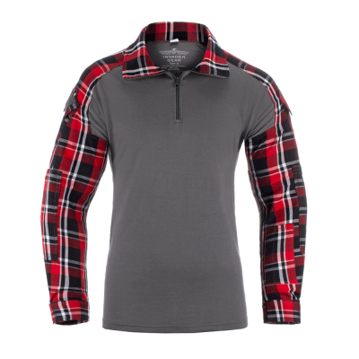                             Flannel Combat Shirt - Red                        