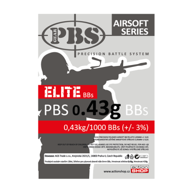 BB PBS Elite 0,43g 1000pcs                    