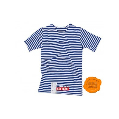 Russian t-shirt short sleeve, paratrooper - Blue                    