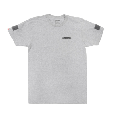SpeedQB Vertical T-shirt, Shortsleeve - Grey                    