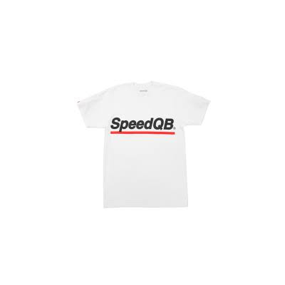 SpeedQB Tričko Underscore, krátký rukáv - Bilé                    