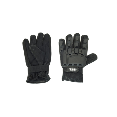 Paintball Full Finger Gloves - Black                    