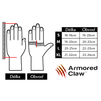                             Gloves Tactical Armored Claw SmartTac - Black                        