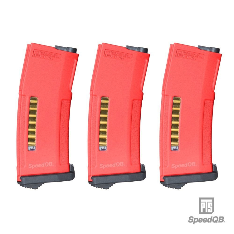 SpeedQB  × PTS EPM - 4マガジン - RED SPEEDQB X PTS EPM | Magazines | SS Airsoft | Atlanta GA