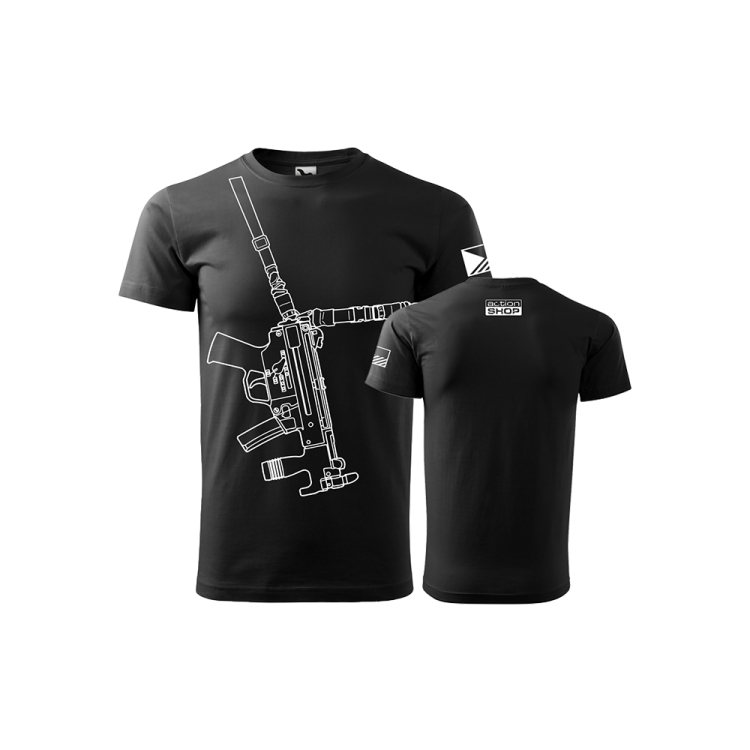 Tričko MP5, vel. M - Černé | Tvůj osobní Airsoft shop Airsoft Shop
